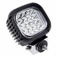 Фара-LED Квадрат 48W 125*110*88mm (3W*16) 10-30V Дальнее/Spot (22-48W) (1шт) 2706 TC