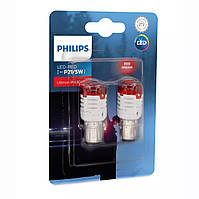 Светодиод 12V (цок.BAY15s) P21/5 LED "Philips" (11499U30RB2) Red Ultiton Pro3000 (2шт.блист.) TC