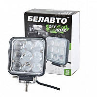 Фара-LED Квадрат 27W 104*104*60мм (3W*9) 10-30V Дальнее/Spot "BELAUTO" (BOL0903 L) (1шт) TC