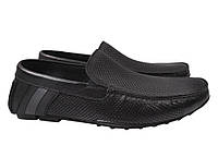 Туфлі чоловічі з натуральної шкіри на низькому ходу колір Чорний Anemone 167-21LTMP 41 QT, код: 7365746