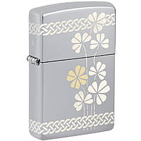 Зажигалка бензиновая Zippo 250 Clover Design (48586) FT, код: 7942012