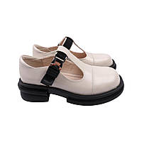 Туфлі жіночі Li Fexpert Молочні натуральна шкіра 870-22DTC 37 QT, код: 7462909