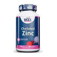Мікроелемент Цинк Haya Labs Zinc Bigglycinate 30 mg 100 Tabs PM, код: 8328188