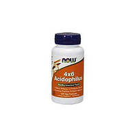 Пробиотик NOW Foods 4X6 ACIDOPHILUS 120 Veg Caps QT, код: 7518205