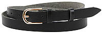 Ремень женский кожаный Skipper 2 см Черный (1365-20) QT, код: 1873740