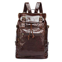 Рюкзак кожаный Vintage 14843 Коричневый UL, код: 1317258