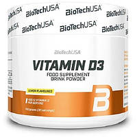 Витамин D для спорта BioTechUSA Vitamin D3 150 g 30 servings Lemon QT, код: 7520128