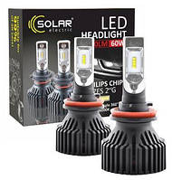 Лампа LED_H11 радиатор+кулер 60W/8000Lm "Solar" T8 /Philips ZES/6500K/IP65/9-32v (2шт) 8311 AB