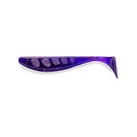 Силікон FishUp Wizzle Shad 5 060 Dark Violet Peacock Silver (10089132) QT, код: 7711241