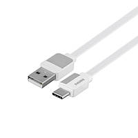 Кабель Remax USB RC-154a Platinum USB - Type C plastic shel 2.4A 1 m Белый QT, код: 7765625