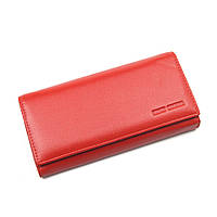 Кожаный женский кошелек Marco Coverna Reada 18,5х9,5х2,5 см Красный KR117799 KC, код: 7597223