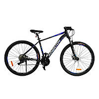 Велоcипед спортивный Corso 29 Kingston рама 19 27 скоростей Black and Blue (127949) XN, код: 7950830