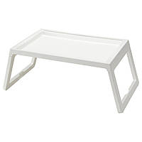 Переносной столик поднос для ноутбука IKEA KLIPSK 56х36х26 см Белый (002.588.82) SX, код: 7417244