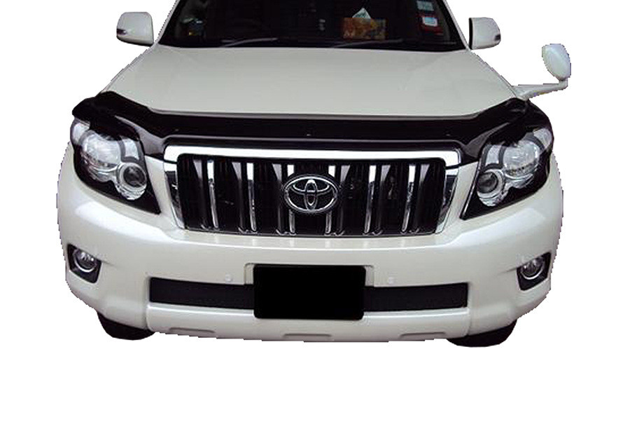 Дефлектор капота 2009-2013 (EuroCap) для Toyota Land Cruiser Prado 150 AB - фото 3 - id-p2172048675