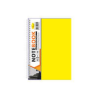 Блокнот А5 Апельсин Б-БП5-40 40 листов пружина сбоку Желтый XN, код: 8259239