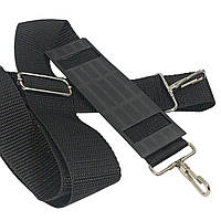 Ремень наплечный для дорожной спортивной сумки 3,8 см Vili черный