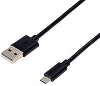 Кабель Grand-X USB-microUSB, Cu, 2.5м Black (PM025B) box UL, код: 6703959