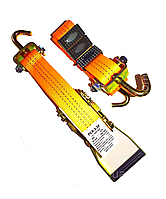 Стяжной ремень автовозный РСА-3-3У, крюки поворотные Код/Артикул 119 74420