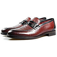 Чоловічі туфлі лофери Чарлі TANNER 38 Червоні DH, код: 6764582