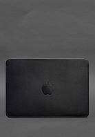 Чехол из натуральной кожи для MacBook 13 дюйм Синий Краст BlankNote XN, код: 8131870