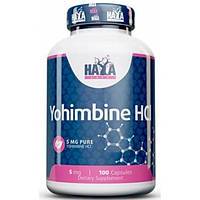 Йохимбе Haya Labs Yohimbine HCL 5 mg 100 Caps DH, код: 8254832