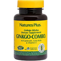 Гинкго Билоба Nature's Plus Ginkgo-Combo 60 Veg Caps NTP1091 UL, код: 7518077