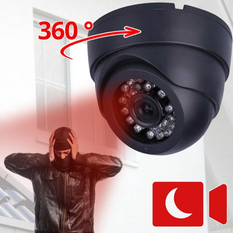 Зовнішня кольорова камера відеоспостереження Kronos CCTV 349, Камера з підсвічуванням, Настінна камера відеоспостереження (78900)