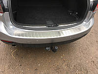 Накладка на задний бампер Carmos (SW, нерж) для Mazda 6 2012-2018 гг AB