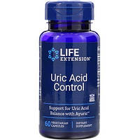 Урологічний препарат Life Extension Uric Acid Control 60 Veg Caps LEX-19210 UL, код: 7809514