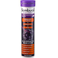 Бузина Sambucol Black Elderberry Immuno Forte 15 effervescent tabs UL, код: 8135423