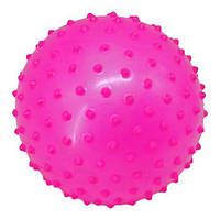 Резиновый мяч массажный, 16 см (розовый) [tsi237389-TSІ]