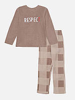 Пижама для мальчиков 134 коричневый Бома ЦБ-00231065 UT, код: 8430894