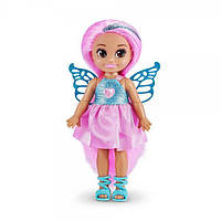 Миниатюрная куколка ZURU Sparkle Girlz Волшебная фея Кристи 12 см Розовый с голубым XN, код: 8363854