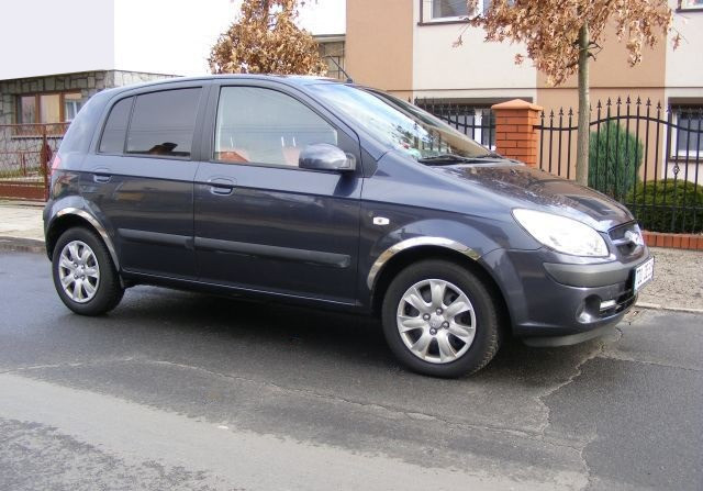 Накладки на арки (4 шт, нерж) для Hyundai Getz AB - фото 1 - id-p2172100954