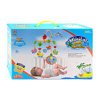 Карусель мобиль на кроватку Jie Gao Musical Baby Mobile Разноцветный (37640) SX, код: 7783342