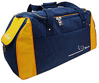 Дорожная сумка Wallaby 447-8 59L Синий с желтым XN, код: 7942717
