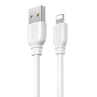 Кабель Remax Suji USB-Lightning 1м White (RC-138i W) MP, код: 8381950