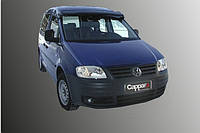 Козырек на лобовое стекло (черный глянец, 5мм) для Volkswagen Caddy 2004-2010 гг AB