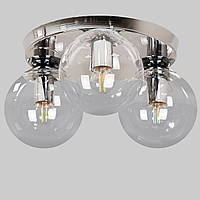 Потолочная люстра с шарами Lightled 56-XPR150F-3 CR+CL QT, код: 8123736