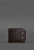 Мужское кожаное портмоне Zeus 9.0 темно-коричневое краст BlankNote DH, код: 8132459