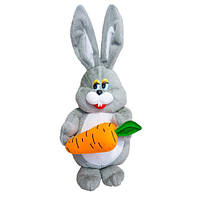 Мягкая игрушка Zolushka Заяц с морковкой 56см (ZL459) XN, код: 2605811
