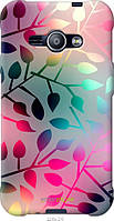 Силиконовый чехол Endorphone Samsung Galaxy J1 Ace J110H Листья Multicolor (2235u-215-26985) SP, код: 7776898