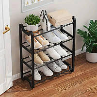 Стойка стеллаж для обуви 4-х ярусная универсальная Shoe Rack, Этажерка для обуви в прихожую tvd