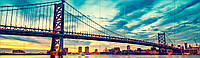 Модульна картина Декор Карпати XXXL s676 390х115 см Міст Бруклін (hub_hytl72928) KC, код: 1224771