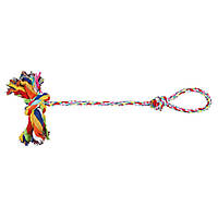 Игрушка для собак Trixie веревка апорт с узлами полиэстер 70см (TX-3279) IN, код: 7510200