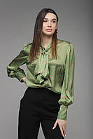 Блуза женская Sateen 2014-2516 M Зеленый (2000989370093) XN, код: 7901596
