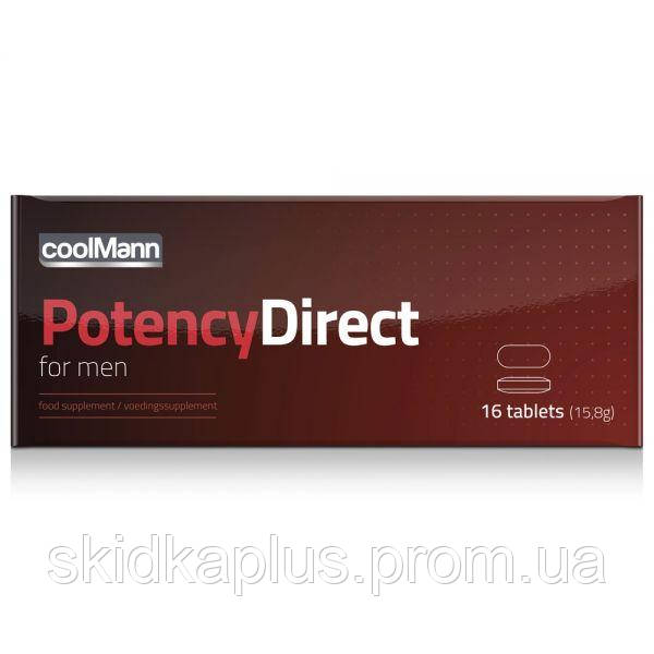 Таблетки для потенції Cobeco CoolMann Male Potency Direct 16 шт SP, код: 7826812