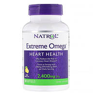 Омега 3 Natrol Extreme Omega 2400 mg 60 Softgels Lemon NTL-04510 SP, код: 7645861