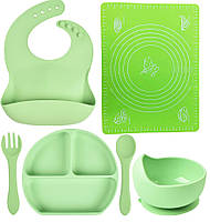 Набор посуды 2Life Y3 6 шт Зеленый (n-9831) IN, код: 7774936