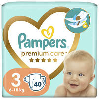 Підгузки Pampers Premium Care Midi Розмір 3 (6-10 кг) 40 шт (8001090379337) PRS